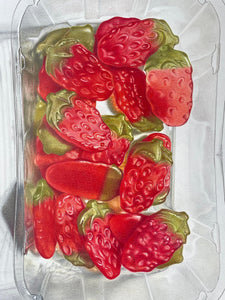 Punnet of Strawberries - Original Hand Drawing