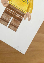 Load image into Gallery viewer, Lego Man - Original Hand Drawing