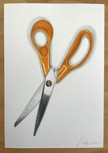 Load image into Gallery viewer, Scissors - Original Hand Drawing