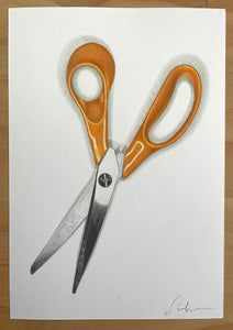 Scissors - Original Hand Drawing