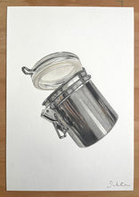 Load image into Gallery viewer, Steel Jar - Original Hand Drawing