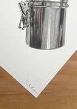 Load image into Gallery viewer, Steel Jar - Original Hand Drawing